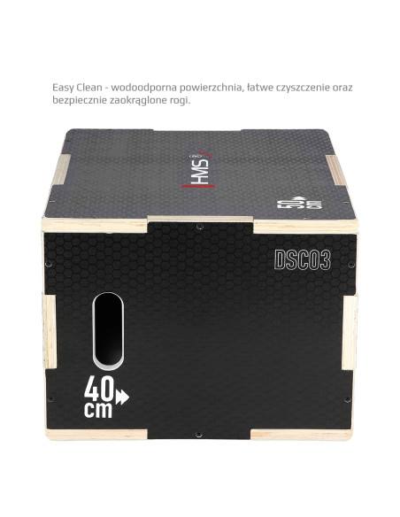 ПЛИО КУТИЯ ЧЕРНА 500х400х300 ММ HMS