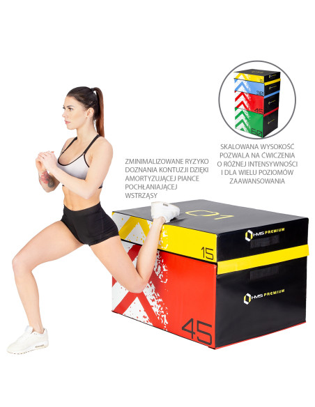 (4 БРОЯ) PLYO BOXES SOFT SET HMS PREMIUM