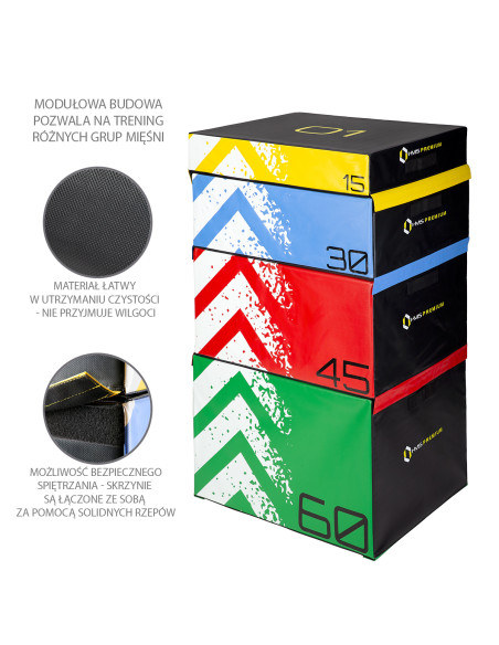 (4 БРОЯ) PLYO BOXES SOFT SET HMS PREMIUM