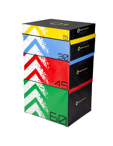 (4 БРОЯ) PLYO BOXES SOFT SET HMS PREMIUM