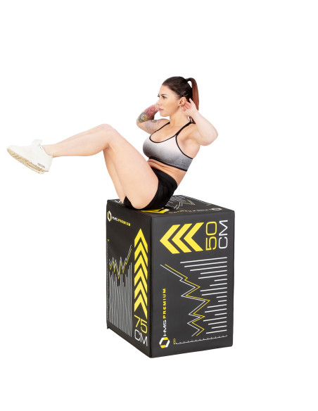 PLYO-BOX SOFT 750x600x500MM HMS PREMIUM