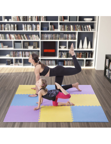 ПОДЛОЖКА ЗА ПЪЗЕЛ ПОДЛОЖКА ЖЪЛТО-СИНЬО-ВИОЛЕТОВО 9 ЕЛЕМЕНТА 10ММ