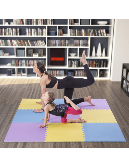 ПОДЛОЖКА ЗА ПЪЗЕЛ ПОДЛОЖКА ЖЪЛТО-СИНЬО-ВИОЛЕТОВО 9 ЕЛЕМЕНТА 10ММ