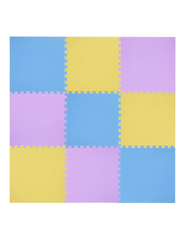 ПОДЛОЖКА ЗА ПЪЗЕЛ ПОДЛОЖКА ЖЪЛТО-СИНЬО-ВИОЛЕТОВО 9 ЕЛЕМЕНТА 10ММ