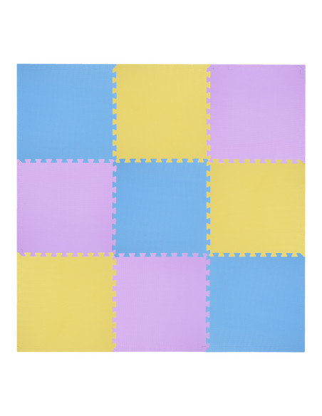 ПОДЛОЖКА ЗА ПЪЗЕЛ ПОДЛОЖКА ЖЪЛТО-СИНЬО-ВИОЛЕТОВО 9 ЕЛЕМЕНТА 10ММ