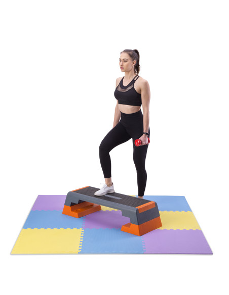 ПОДЛОЖКА ЗА ПЪЗЕЛ ПОДЛОЖКА ЖЪЛТО-СИНЬО-ВИОЛЕТОВО 9 ЕЛЕМЕНТА 10ММ