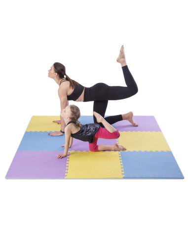 ПОДЛОЖКА ЗА ПЪЗЕЛ ПОДЛОЖКА ЖЪЛТО-СИНЬО-ВИОЛЕТОВО 9 ЕЛЕМЕНТА 10ММ