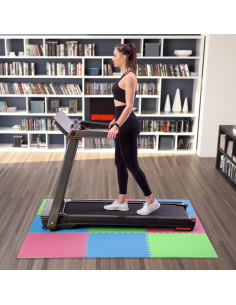 МУЛТИПАКЕТ ЗЕЛЕНО-СИН-ЧЕРВЕН ПЪЗЕЛ ПОДЛОЖКА ПОДЛОЖКА 60x60x1.0 9 бр. ЕДИН ФИТНЕС