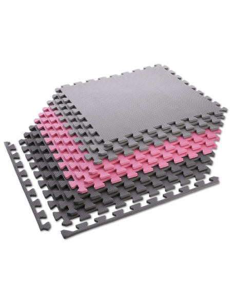 ПОДЛОЖКА ЗА ПЪЗЕЛ ПОДЛОЖКА РОЗОВО-СИВО 9 ЕЛЕМЕНТА 10ММ