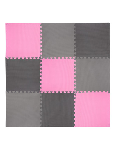 ПОДЛОЖКА ЗА ПЪЗЕЛ ПОДЛОЖКА РОЗОВО-СИВО 9 ЕЛЕМЕНТА 10ММ