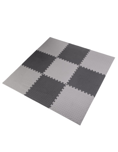 ПЪЗЕЛ ПОДЛОЖКА ЗА ФИТНЕС УРЕДИ СВЕТЛО СИВА 9 ЕЛЕМЕНТА 12 ММ HMS PREMIUM