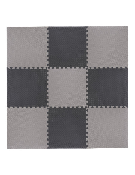 ПЪЗЕЛ ПОДЛОЖКА ЗА ФИТНЕС УРЕДИ СВЕТЛО СИВА 9 ЕЛЕМЕНТА 12 ММ HMS PREMIUM