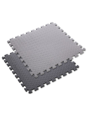 ПЪЗЕЛ ПОДЛОЖКА ЗА ФИТНЕС УРЕДИ СВЕТЛО СИВА 9 ЕЛЕМЕНТА 12 ММ HMS PREMIUM