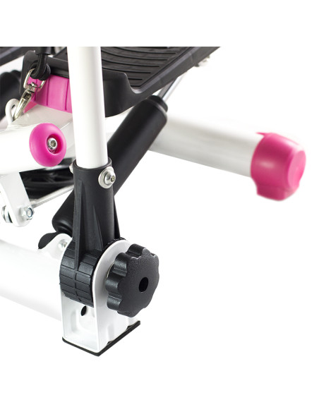 Степер с подвижни рамена и връзки HMS S3085 розовобял