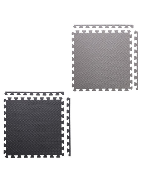 ПЪЗЕЛ ПОДЛОЖКА ЗА ФИТНЕС УРЕДИ СВЕТЛО СИВА 9 ЕЛЕМЕНТА 12 ММ HMS PREMIUM