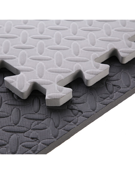 ПЪЗЕЛ ПОДЛОЖКА ЗА ФИТНЕС УРЕДИ СВЕТЛО СИВА 9 ЕЛЕМЕНТА 12 ММ HMS PREMIUM