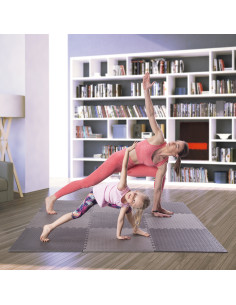 ПЪЗЕЛ ПОДЛОЖКА ЗА ФИТНЕС УРЕДИ ТЪМНО СИВО 9 ЕЛЕМЕНТА 12 ММ HMS PREMIUM 2