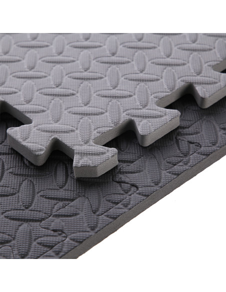 ПЪЗЕЛ ПОДЛОЖКА ЗА ФИТНЕС УРЕДИ ТЪМНО СИВО 9 ЕЛЕМЕНТА 12 ММ HMS PREMIUM
