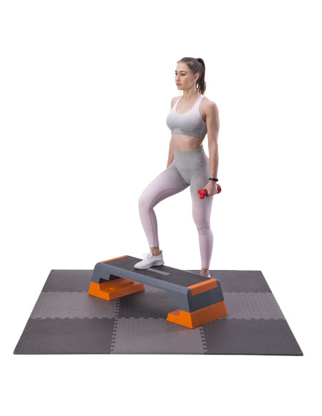 ПЪЗЕЛ ПОДЛОЖКА ЗА ФИТНЕС УРЕДИ ТЪМНО СИВО 9 ЕЛЕМЕНТА 12 ММ HMS PREMIUM