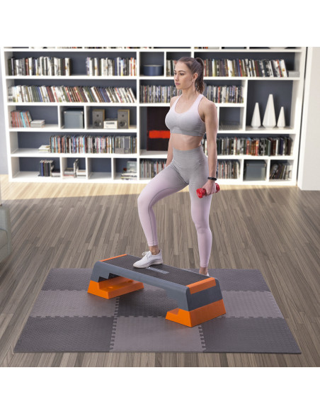 ПЪЗЕЛ ПОДЛОЖКА ЗА ФИТНЕС УРЕДИ ТЪМНО СИВО 9 ЕЛЕМЕНТА 12 ММ HMS PREMIUM