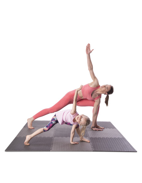 ПЪЗЕЛ ПОДЛОЖКА ЗА ФИТНЕС УРЕДИ ТЪМНО СИВО 9 ЕЛЕМЕНТА 12 ММ HMS PREMIUM