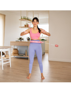 РОЗОВ ХУЛА ХУП С ГРАВИТАЦИОННА ТОПКА + БРОЯЧ