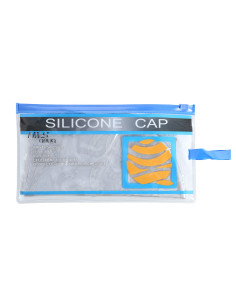 ДАМСКА БАНСКА ШАПКА F221 СРЕБРИСТ СИЛИКОНОВ NILS AQUA