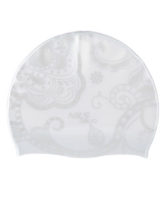 ДАМСКА БАНСКА ШАПКА F221 СРЕБРИСТ СИЛИКОНОВ NILS AQUA 2