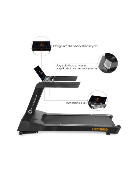 ЕЛЕКТРИЧЕСКА БЯГАЩА ПЪТЕЧКА ПОЛУКОМЕРЦИАЛНА HMS PREMIUM