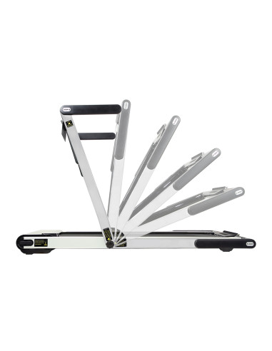 (2 части) МНОГО СИВА ЕЛЕКТРИЧЕСКА БЯГАЩА ПЪТЕКА С БЮРО HMS