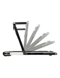 (2 части) МНОГО ЧЕРНА ЕЛЕКТРИЧЕСКА БЯГАЩА ПЪТЕКА С БЮРО HMS