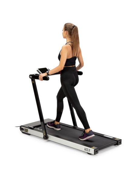 (2 части) МНОГО ЧЕРНА ЕЛЕКТРИЧЕСКА БЯГАЩА ПЪТЕКА С БЮРО HMS