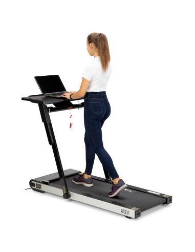 (2 части) МНОГО ЧЕРНА ЕЛЕКТРИЧЕСКА БЯГАЩА ПЪТЕКА С БЮРО HMS