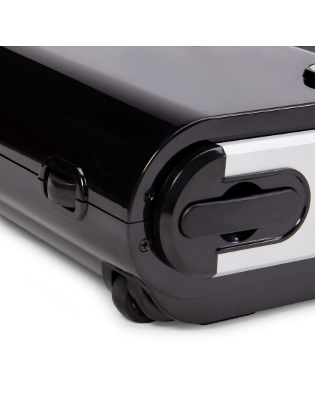 (2 части) МНОГО ЧЕРНА ЕЛЕКТРИЧЕСКА БЯГАЩА ПЪТЕКА С БЮРО HMS