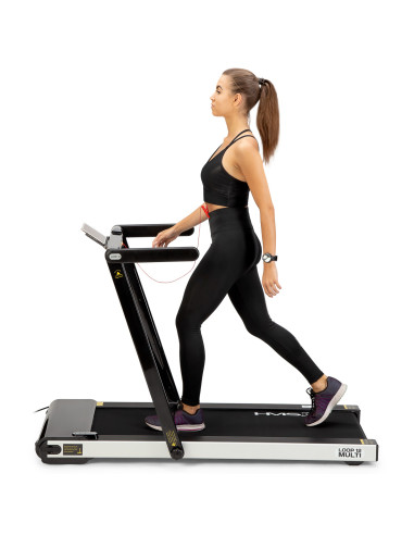 (2 части) МНОГО ЧЕРНА ЕЛЕКТРИЧЕСКА БЯГАЩА ПЪТЕКА С БЮРО HMS