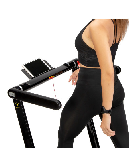 (2 части) МНОГО ЧЕРНА ЕЛЕКТРИЧЕСКА БЯГАЩА ПЪТЕКА С БЮРО HMS