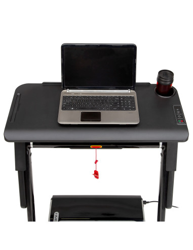 (2 части) МНОГО ЧЕРНА ЕЛЕКТРИЧЕСКА БЯГАЩА ПЪТЕКА С БЮРО HMS