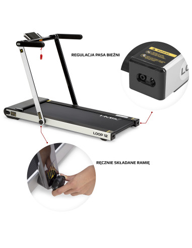 СИВА ЕЛЕКТРИЧЕСКА БЯГАЩА ПЪТЕКА HMS