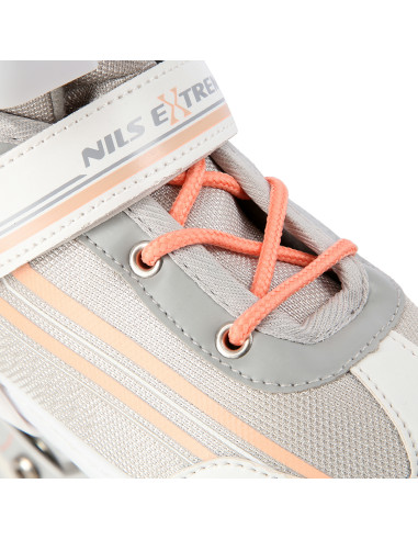 2-В-1 БЯЛО-РОЗОВ РАЗМЕР S (29-33) КЪНКИ СЪС СМЕНЯЕМО ОСТРИЕ ЗА ФИГУРНО КЪНКИ NILS EXTREME