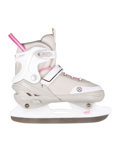 2-В-1 СИВО-РОЗОВ РАЗМЕР M (34-38) КЪНКИ СЪС СМЕНЯЕМО ХОКЕЙНО ОСТРИЕ NILS EXTREME