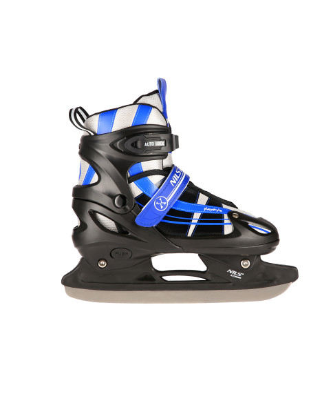 ТЪМНО СИНИ КЪНКИ 2 В 1 РАЗМЕР S(31-34) СЪС СМЕНЯЕМО ХОКЕЙНО ОСТРИЕ NILS EXTREME