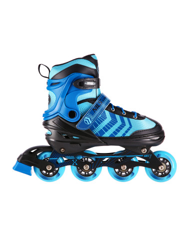 4-В-1 ЧЕРНО-СИНИ РАЗМЕР L (39-43) КЪНКИ СЪС СМЕНЯЕМО ХОКЕЙНО ОСТРИЕ NILS EXTREME