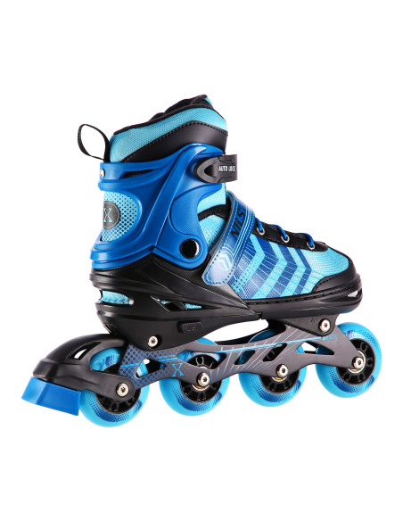 4-В-1 ЧЕРНО-СИНИ РАЗМЕР L (39-43) КЪНКИ СЪС СМЕНЯЕМО ХОКЕЙНО ОСТРИЕ NILS EXTREME