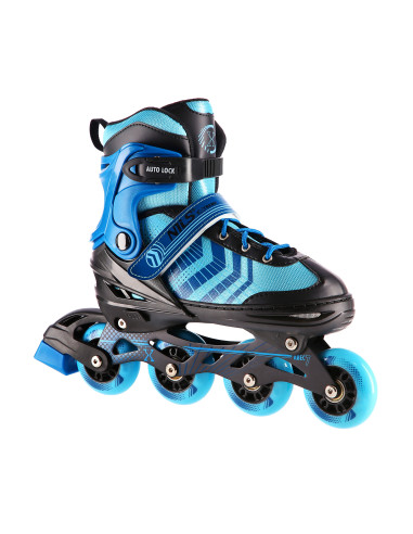 4-В-1 ЧЕРНО-СИНИ РАЗМЕР L (39-43) КЪНКИ СЪС СМЕНЯЕМО ХОКЕЙНО ОСТРИЕ NILS EXTREME