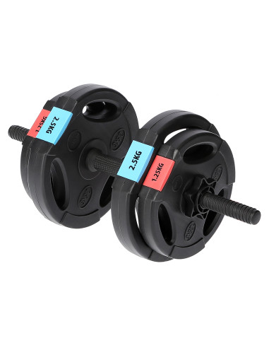 КОМПЛЕКТ (3 ЧАСТИ) ЩАНГИ И ДЪМБЕЛИ 62 КГ HMS