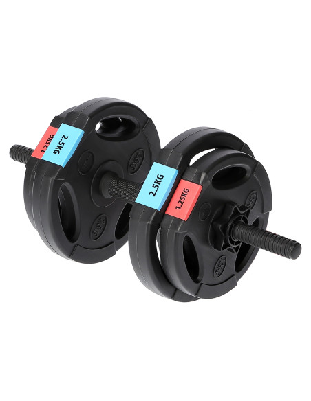 КОМПЛЕКТ (3 ЧАСТИ) ЩАНГИ И ДЪМБЕЛИ 62 КГ HMS