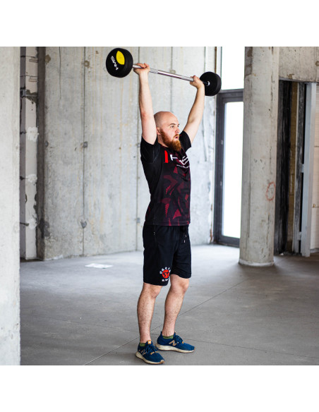 Щанга / дълга щанга с гумено покритие 15 кг HMS