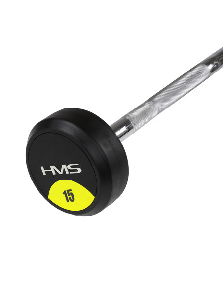 Лост за къдрене с гумено покритие 15 кг HMS