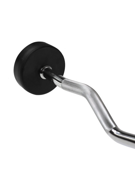 Лост за къдрене с гумено покритие 15 кг HMS