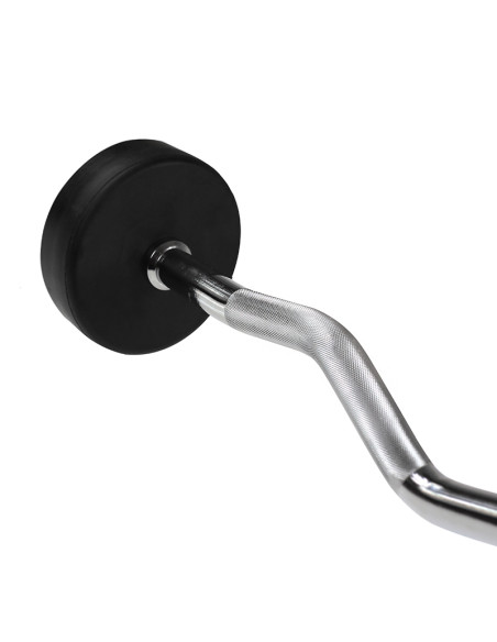 Лост за къдрене с гумено покритие 25 кг HMS